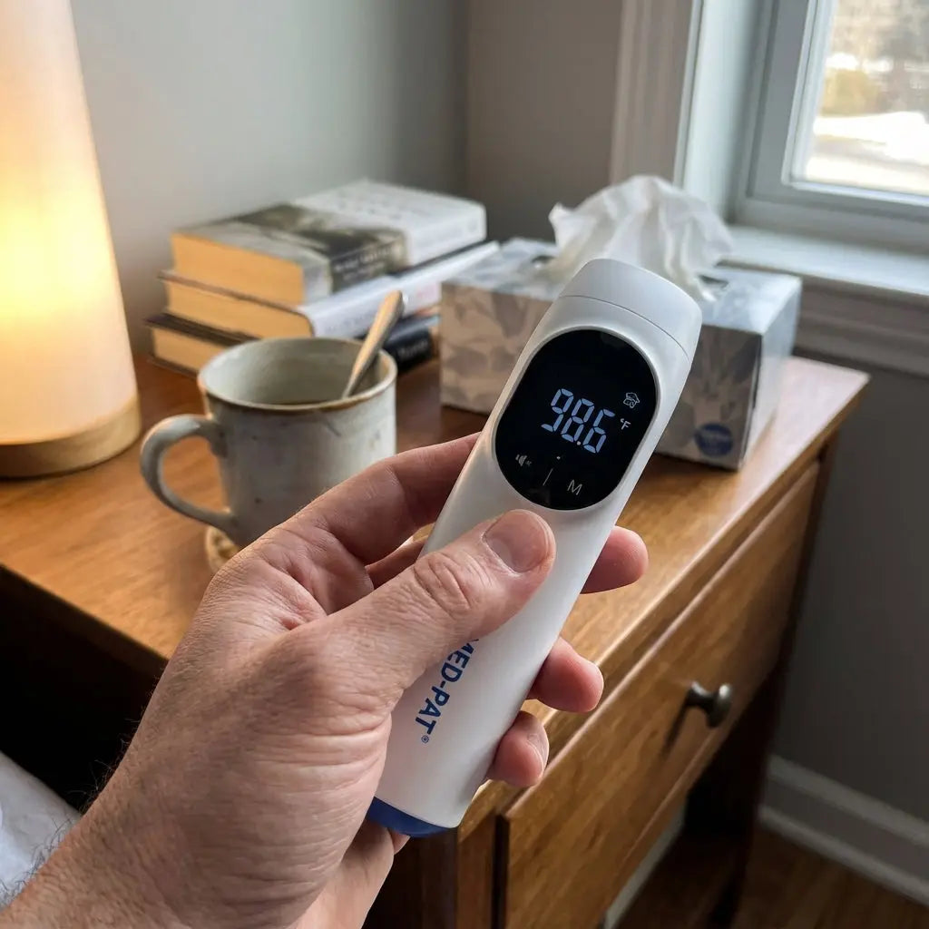 Med-Pat TH1 Infrared Ear Forehead Digital Thermometer