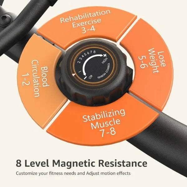 Recumbent Exercise Bike Magnetic Indoor Cycling Fitness Equipment
