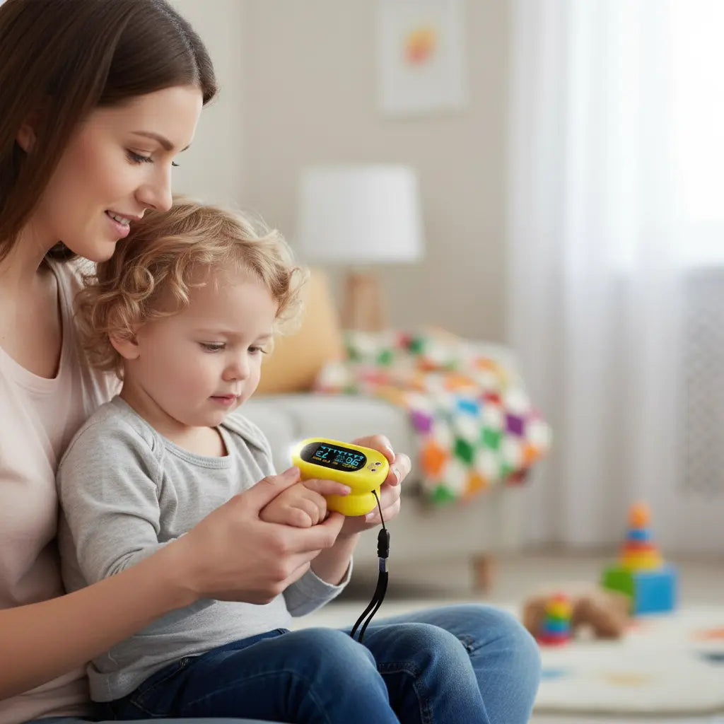 Med-Pat Ducky Kids Pulse Oximeter SpO2 Heart Rate