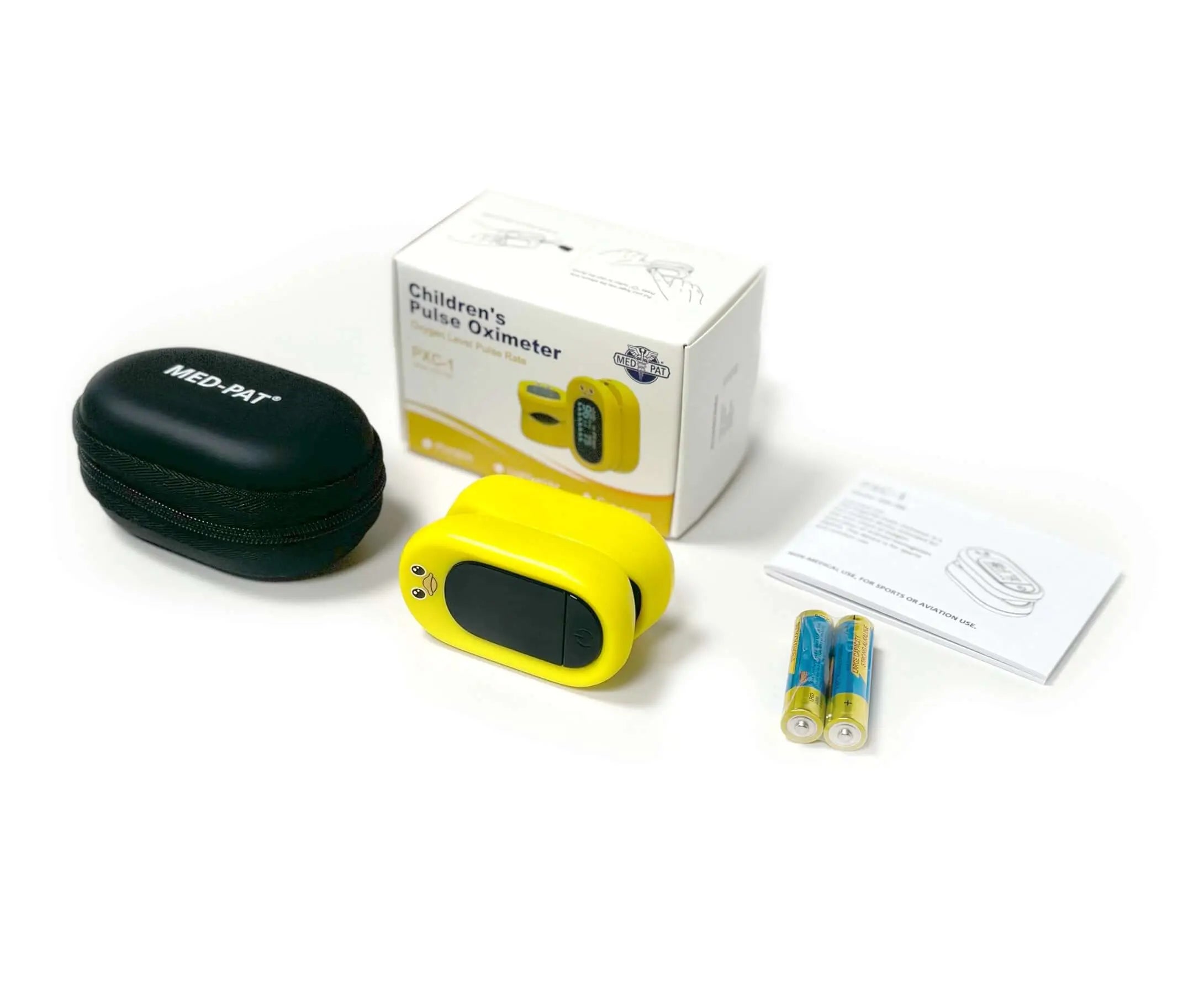 Med-Pat Ducky Kids Pulse Oximeter SpO2 Heart Rate