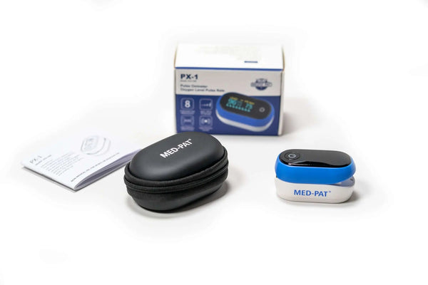 Med-Pat PX1 Fingertip Pulse Oximeter SpO2 Pulse Monitor