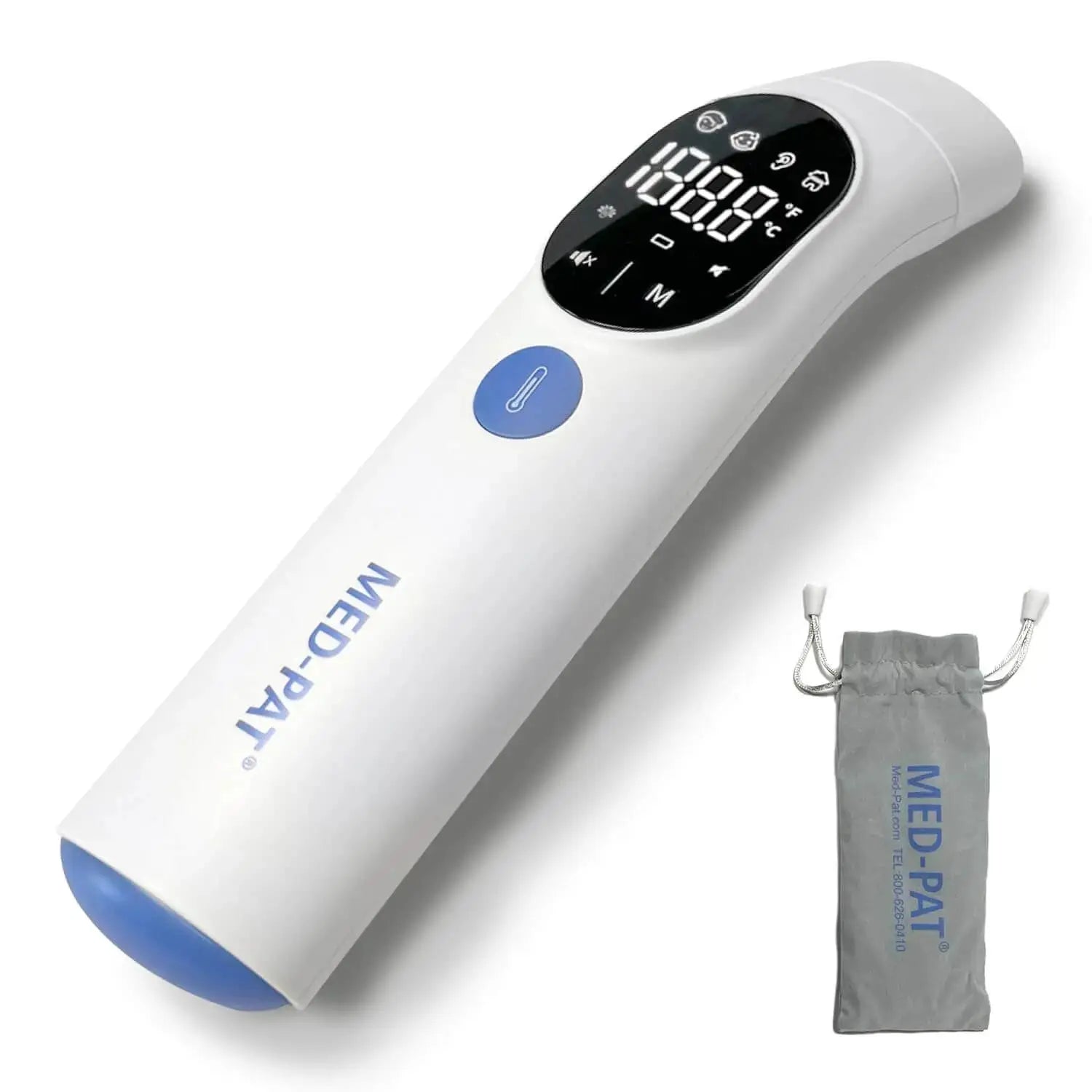 Med-Pat TH1 Infrared Ear Forehead Digital Thermometer